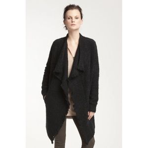 Vince Wool Fringe Sweater Jacket Cardigan